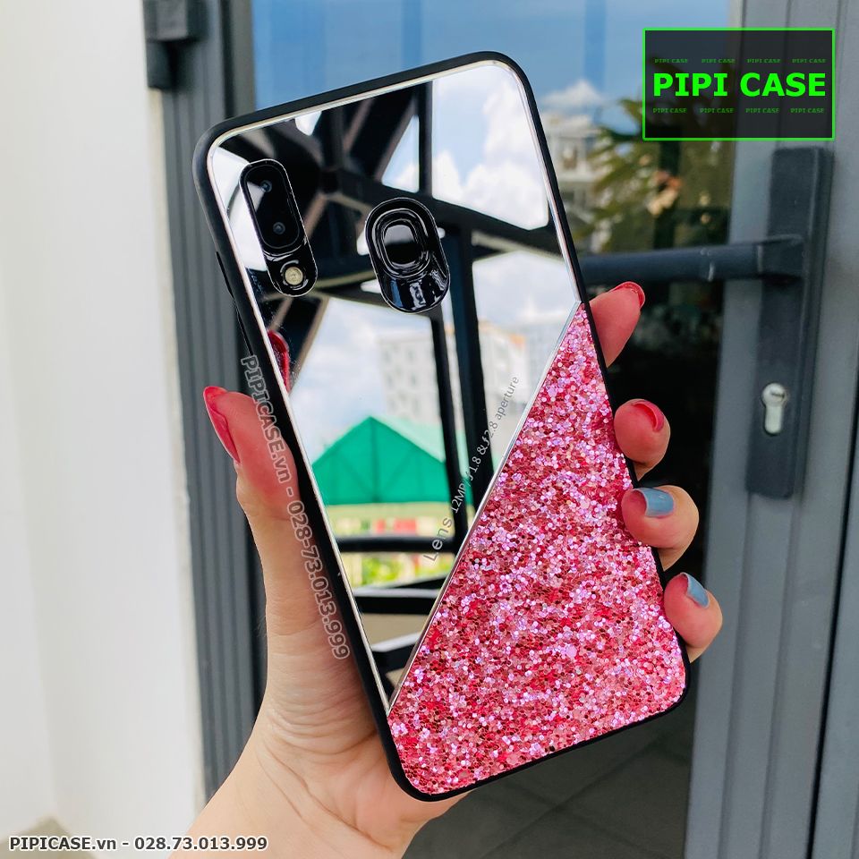 Ốp Lưng Samsung A20 / A30 - Super Diamond - Hồng
