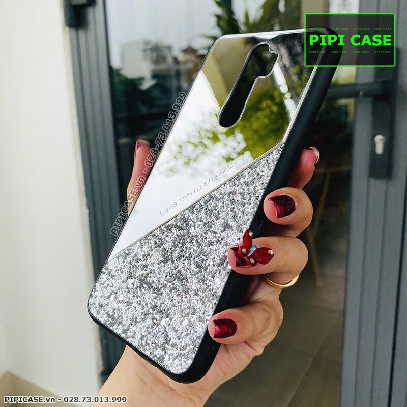 Ốp Lưng Oppo A5 2020 / A9 2020 - Super Diamond - Bạc