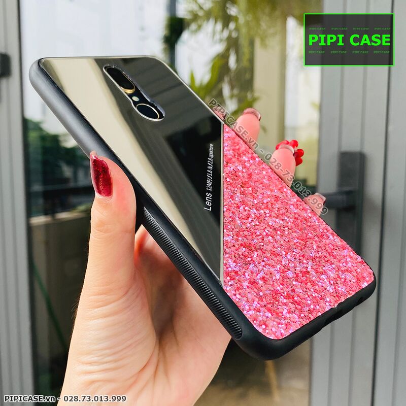 Ốp Lưng Oppo F11 - Super Diamond - Hồng