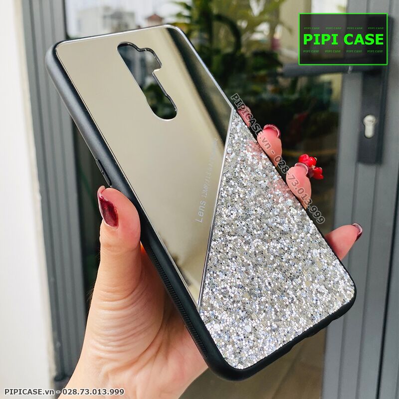 Ốp Lưng Oppo A5 2020 / A9 2020 - Super Diamond - Bạc