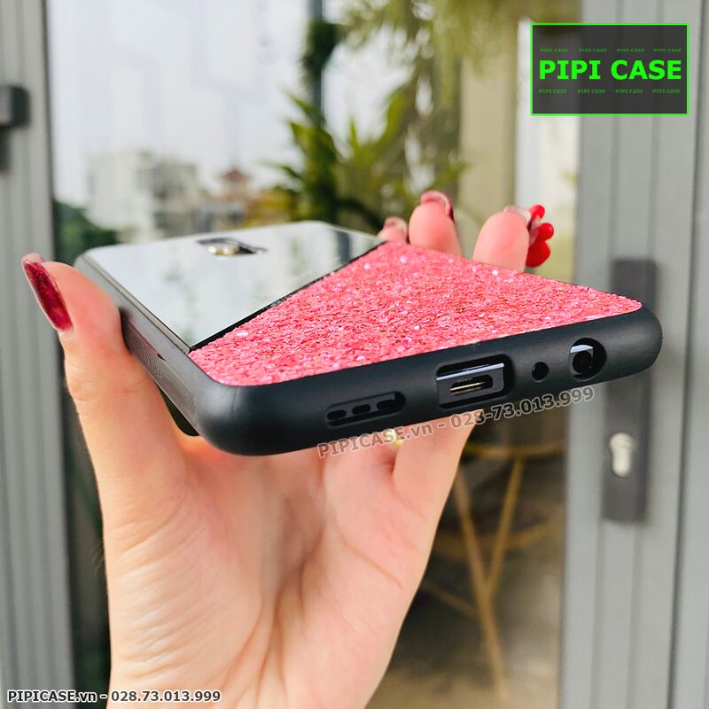 Ốp Lưng Oppo F11 - Super Diamond - Hồng