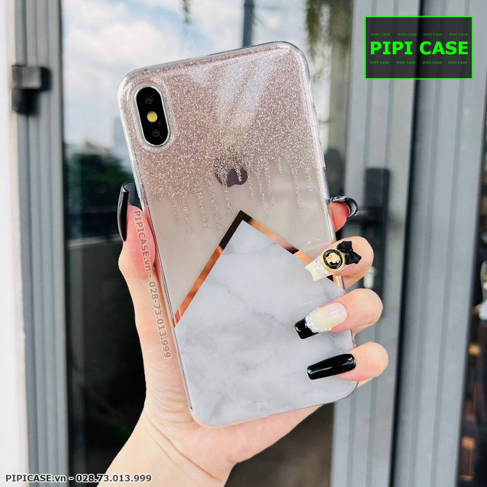 Ốp Lưng iPhone X / XS - Sao Băng - Vàng