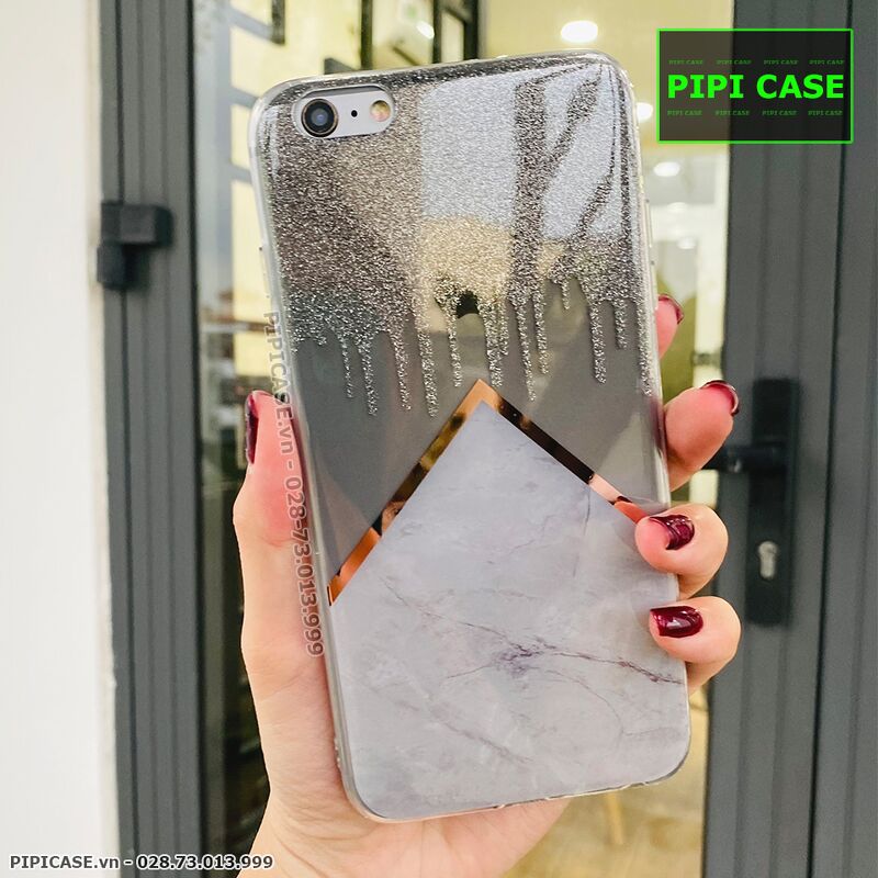 Ốp Lưng iPhone 6 Plus / 6S Plus - Sao Băng - Xám