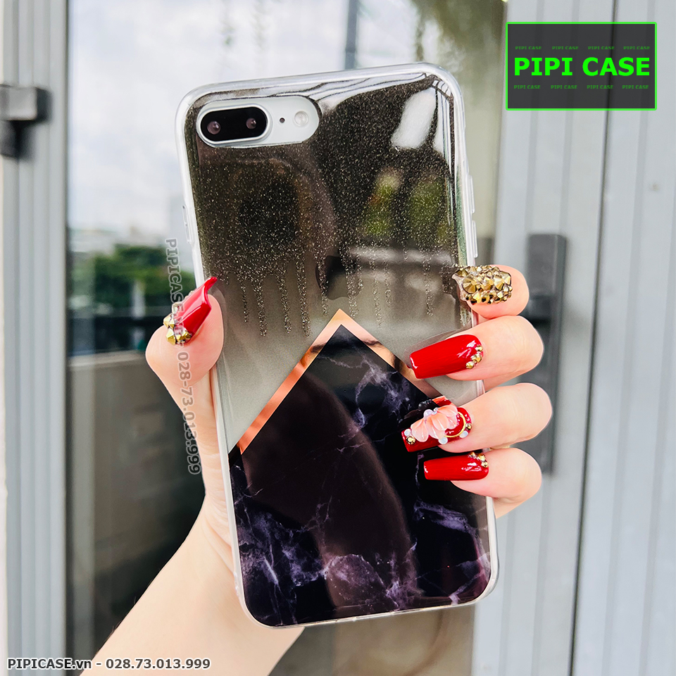 Ốp Lưng iPhone 8 Plus - Sao Băng - Đen
