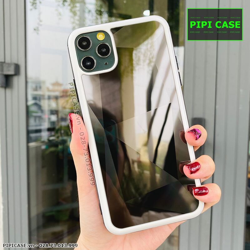 Ốp Lưng iPhone 11 Pro Max - Glass 6D - Đen