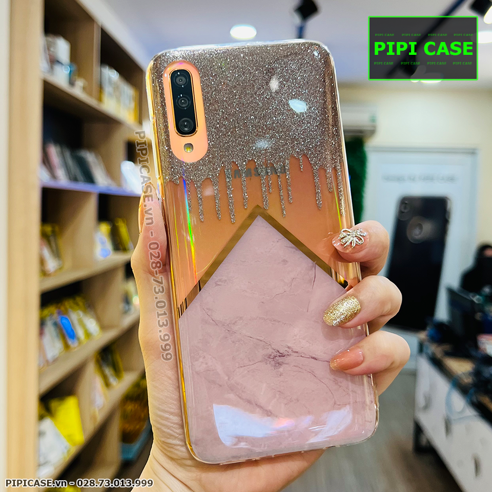 Ốp Lưng Samsung A70 - Sao Băng - Xám