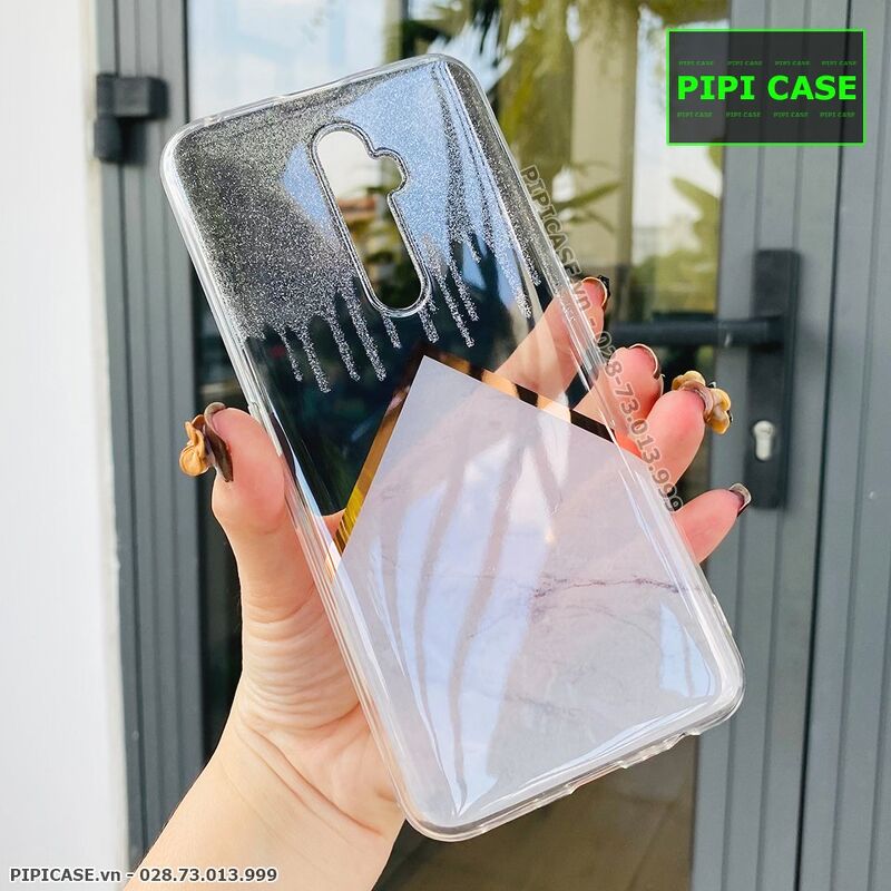 Ốp Lưng Oppo Reno 2F - Sao Băng - Xám