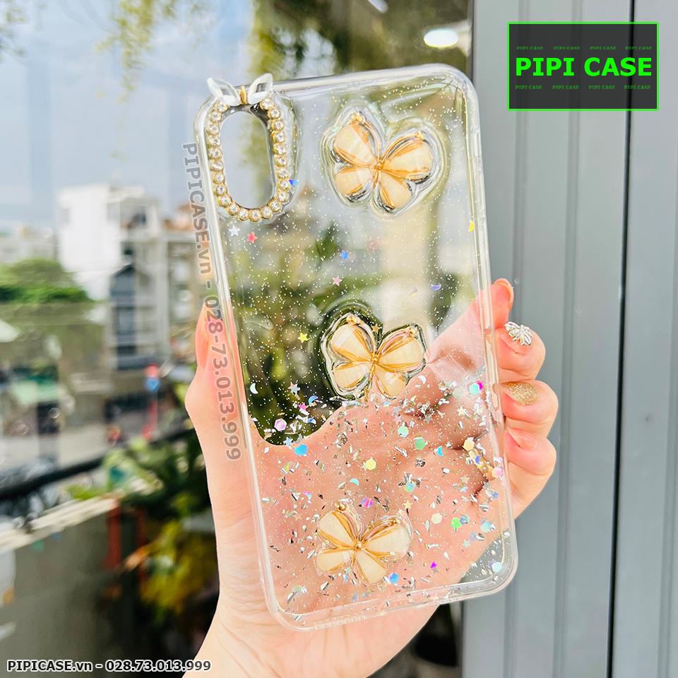 Ốp Lưng iPhone XS Max - Bow - Vàng