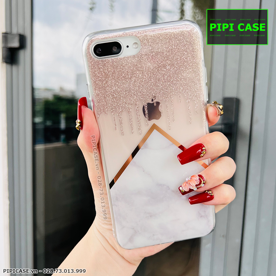 Ốp Lưng iPhone 8 Plus - Sao Băng - Vàng