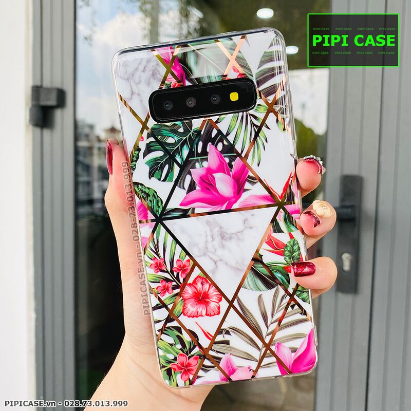 Ốp Lưng Samsung S10 Plus - Flower - Hình 2