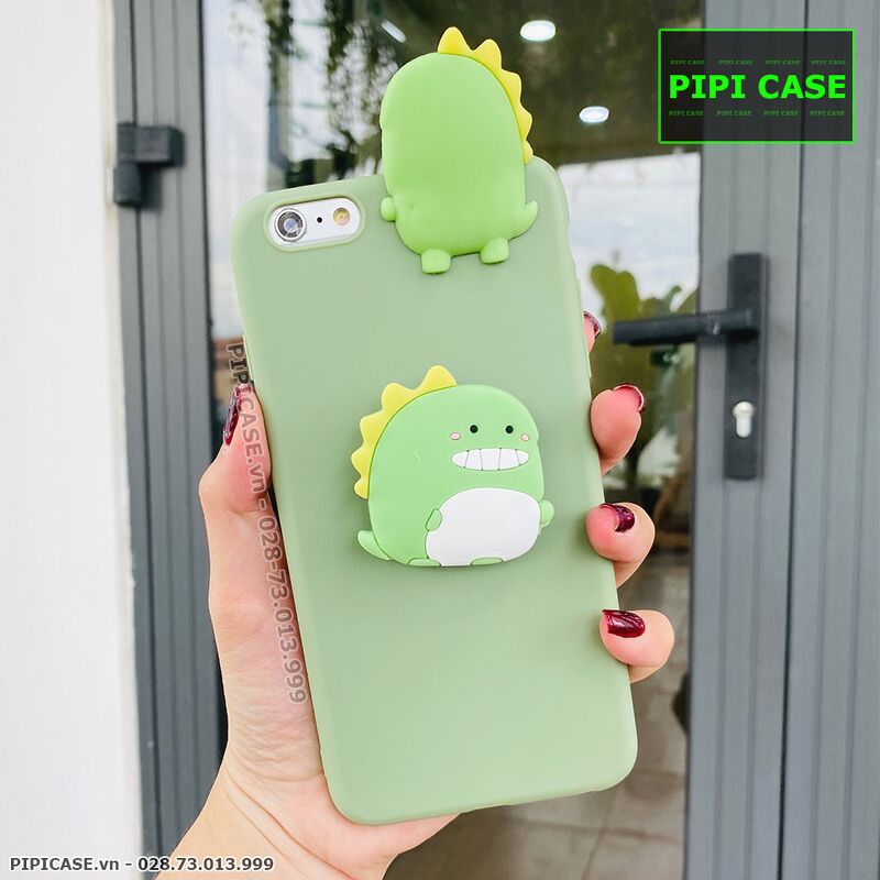 Ốp Lưng iPhone 6 / 6S - Pop Khủng Long - Xanh