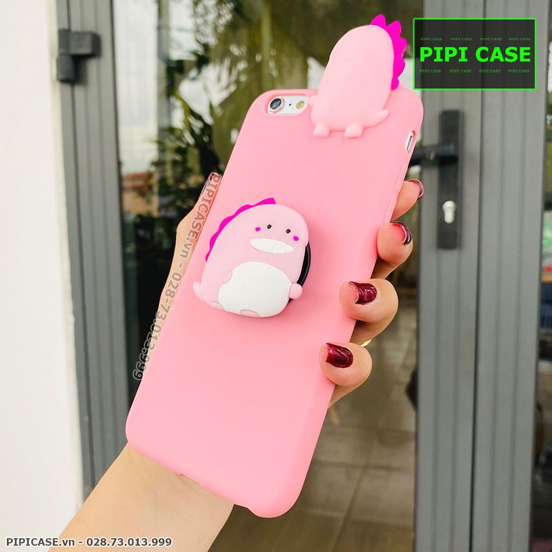 Ốp Lưng iPhone 6 / 6S - Pop Khủng Long - Hồng