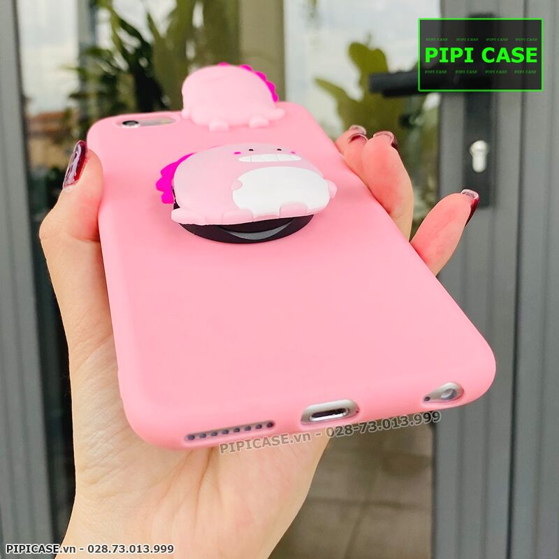 Ốp Lưng iPhone 6 / 6S - Pop Khủng Long - Hồng