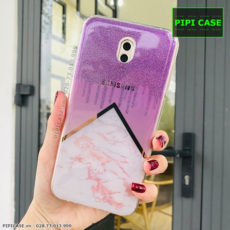 Ốp Lưng Samsung J7 Pro - Sao Băng - Tím
