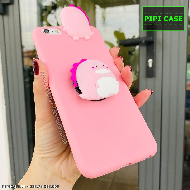 Ốp Lưng iPhone 6 / 6S - Pop Khủng Long - Hồng