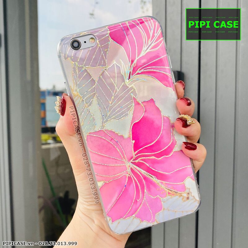 Ốp Lưng iPhone 6 Plus / 6S Plus - Hoa Xuân - Hồng
