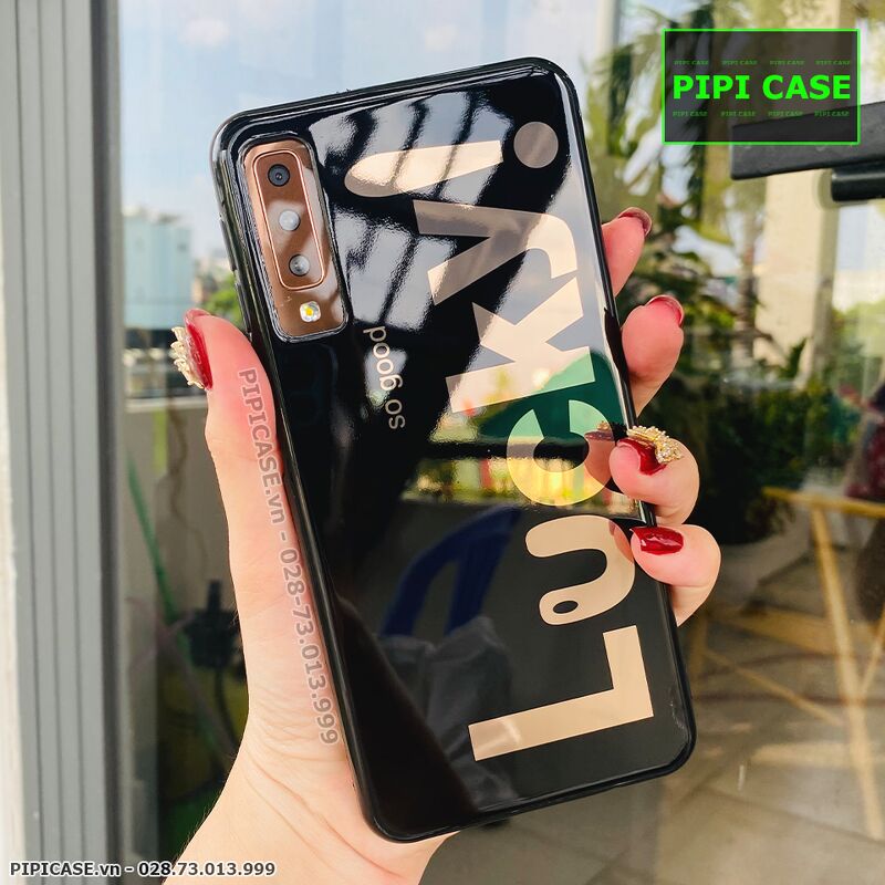 Ốp Lưng Samsung A7 2018 - Lucky - Đen