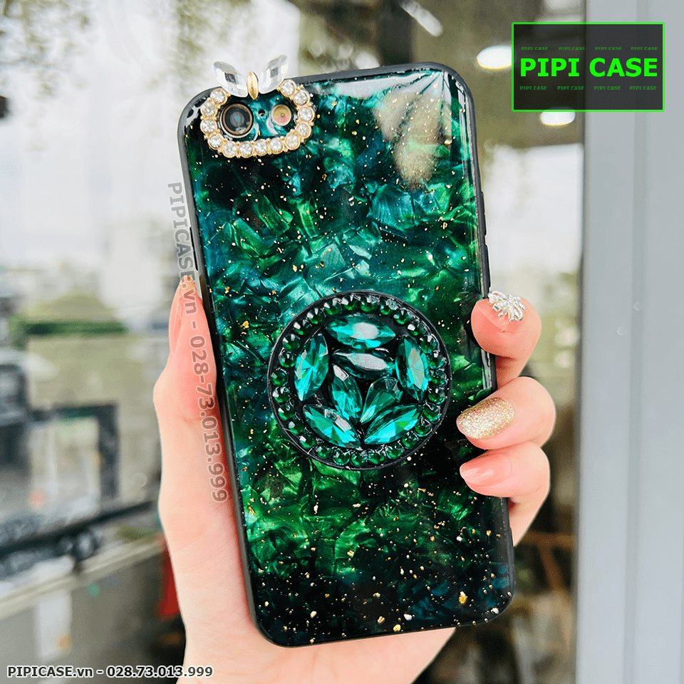 Ốp Lưng iPhone 6S - Thiên Hà - Xanh Lá