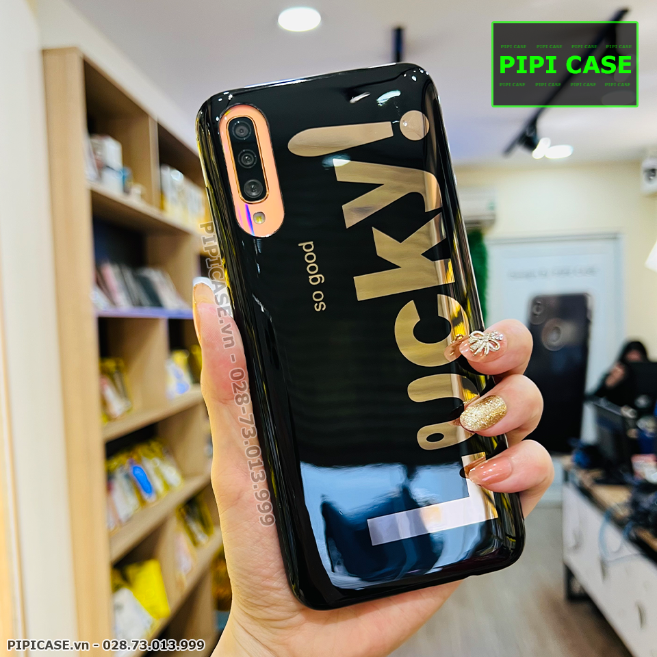 Ốp Lưng Samsung A70 - Lucky - Đen