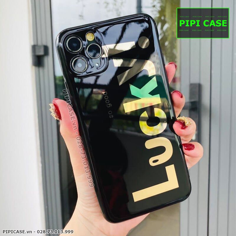 Ốp Lưng iPhone 11 Pro Max - Lucky - Đen