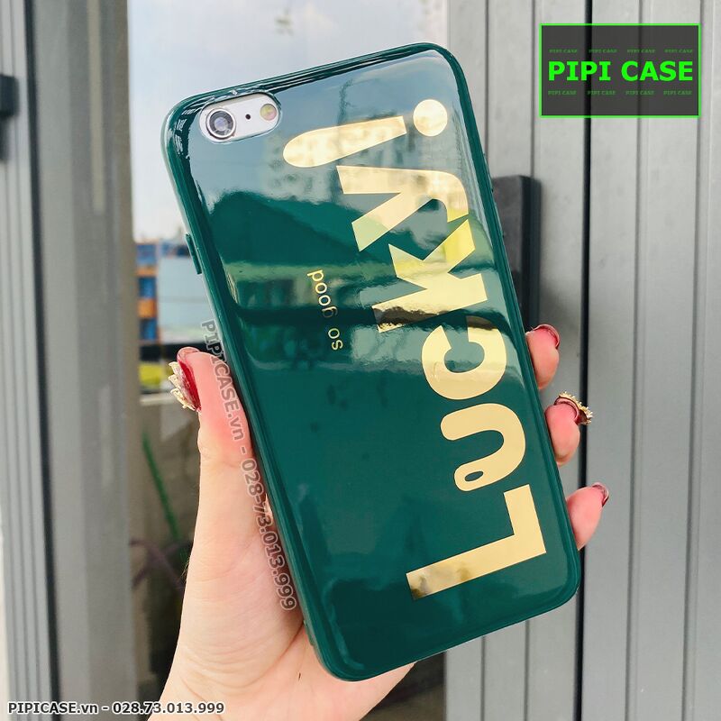 Ốp Lưng iPhone 6 Plus / 6S Plus - Lucky - Xanh Lá