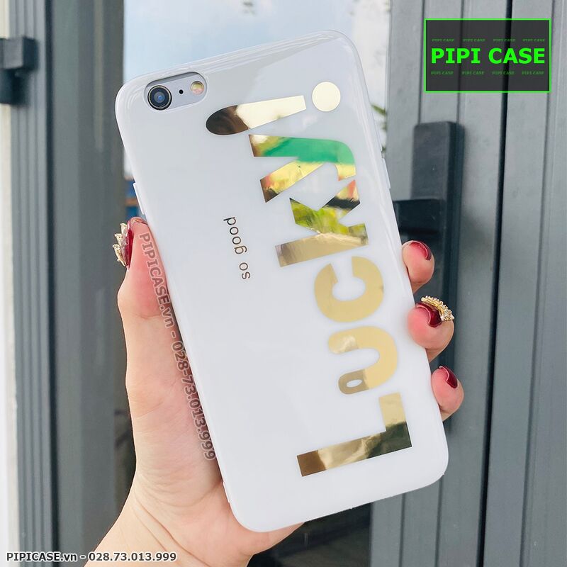 Ốp Lưng iPhone 6 Plus / 6S Plus - Lucky - Trắng