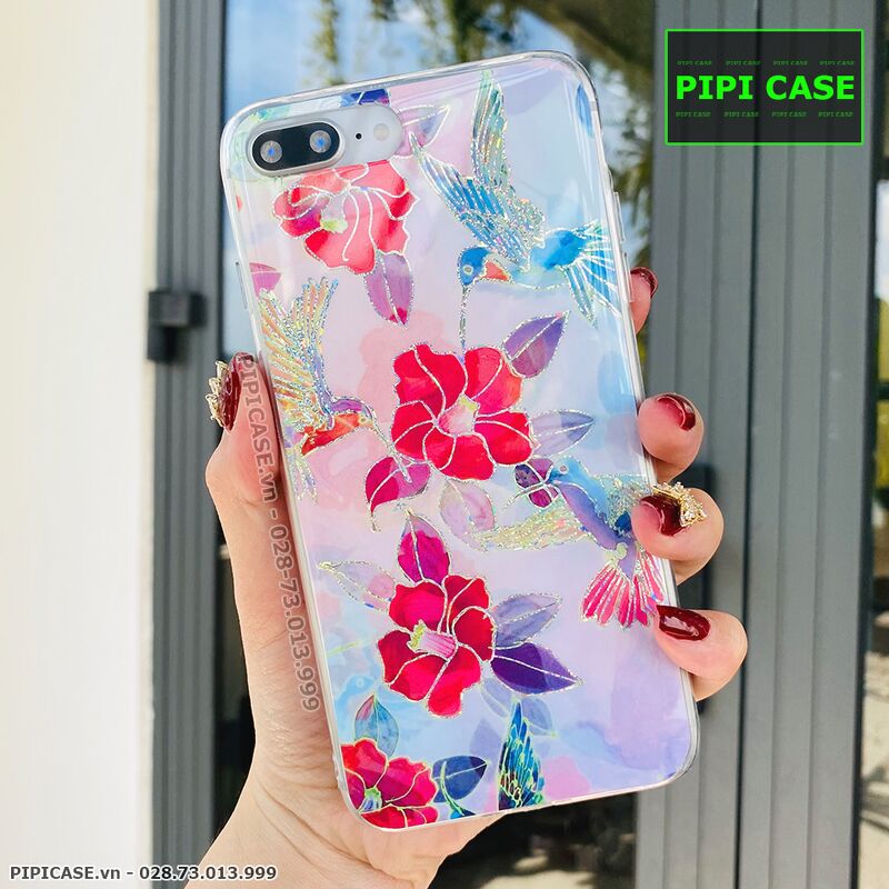 Ốp Lưng iPhone 7 Plus / 8 Plus - Hoa Xuân - 7 Màu
