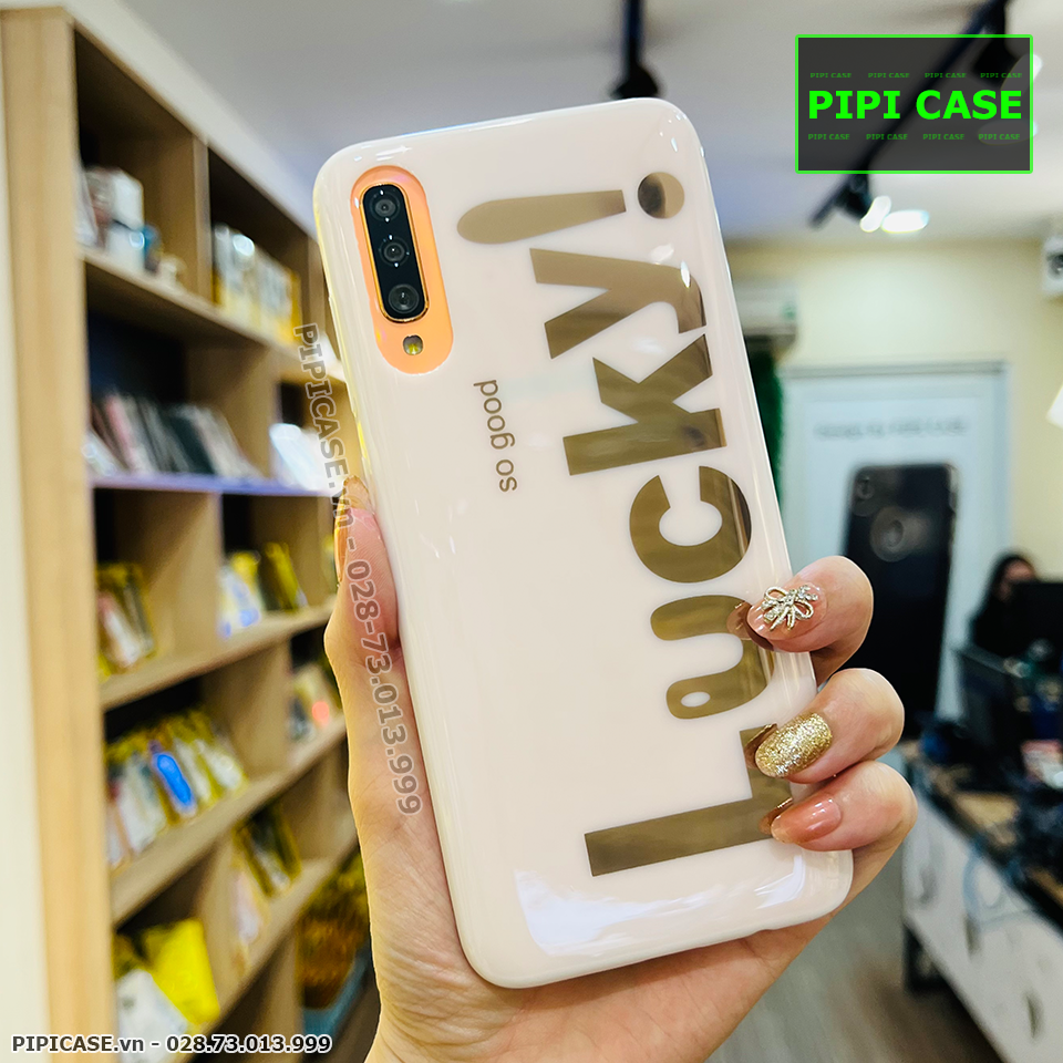 Ốp Lưng Samsung A70 - Lucky - Trắng
