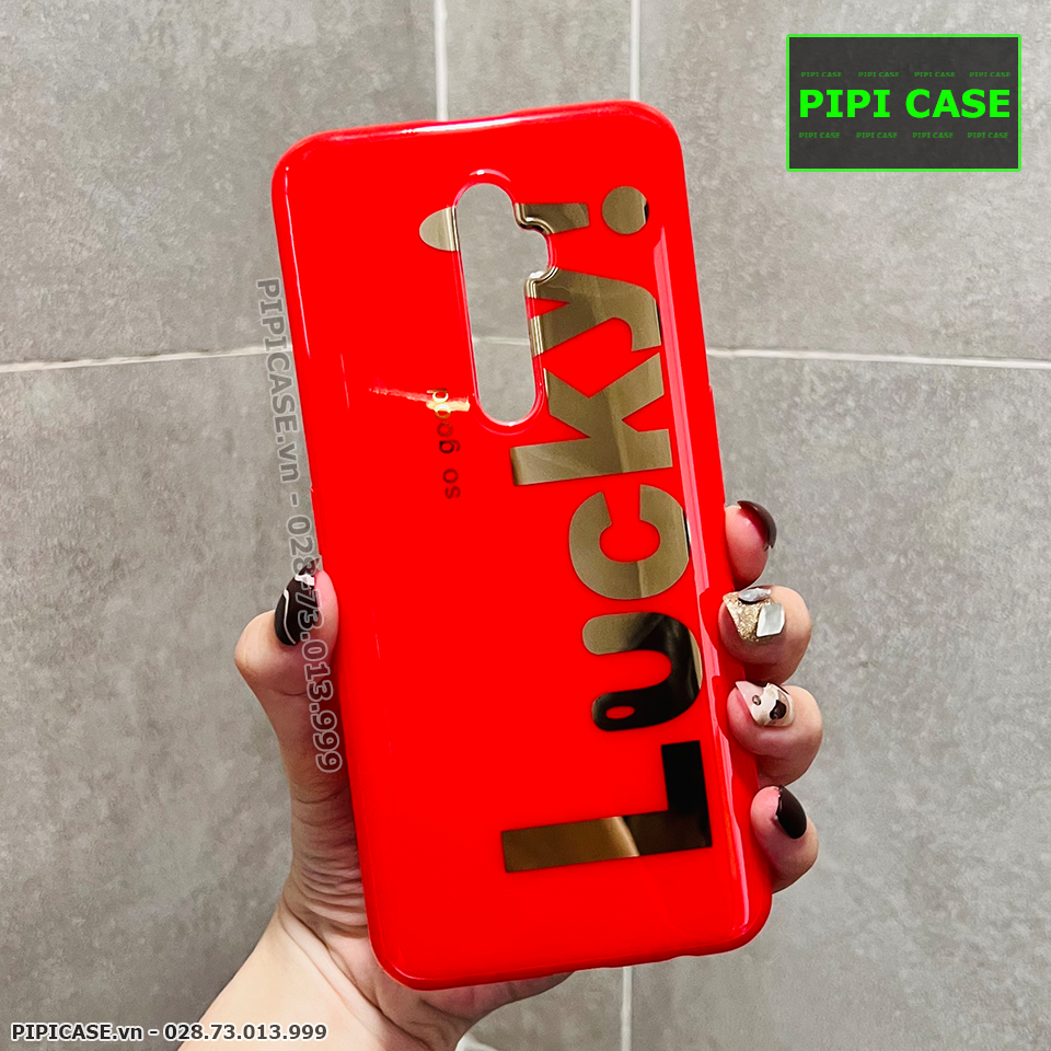 Ốp Lưng Oppo Reno 2F - Lucky - Đỏ