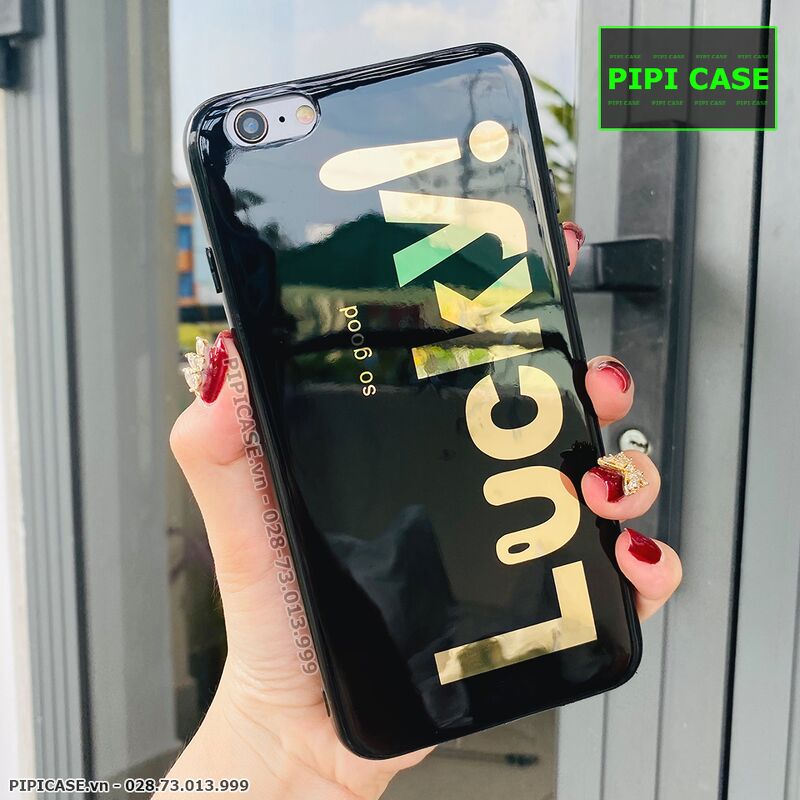 Ốp Lưng iPhone 6 Plus / 6S Plus - Lucky - Đen