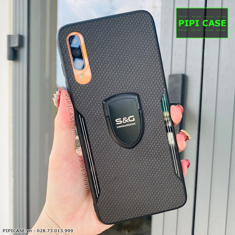 Ốp Lưng Samsung A70 - Hero Man - Đen