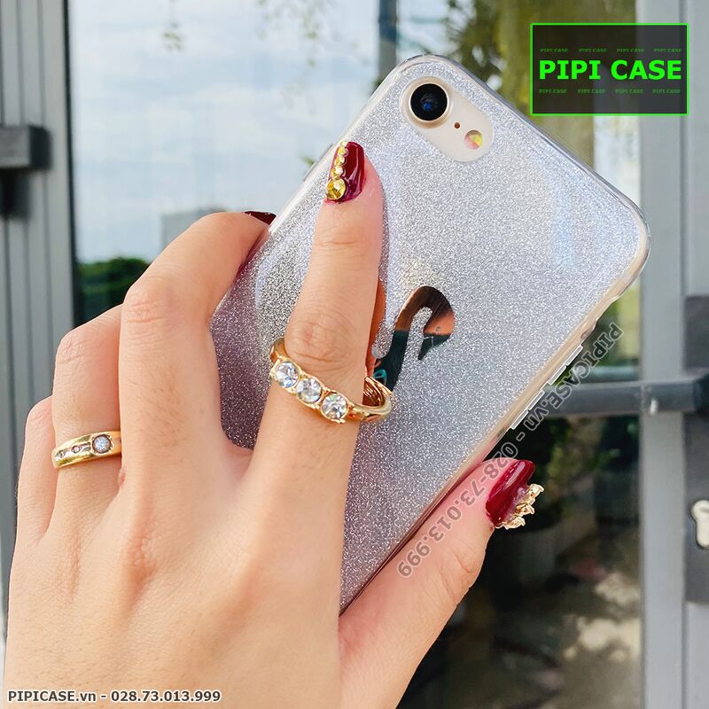 Ốp Lưng iPhone 7 / 8 - iRing Thiên Nga - Xám