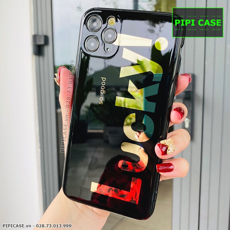 Ốp Lưng iPhone 11 Pro Max - Lucky - Đen