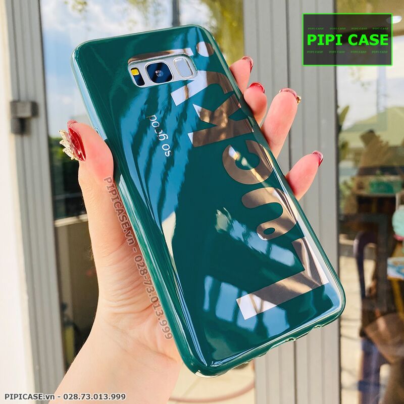 Ốp Lưng Samsung S8 Plus - Lucky - Xanh Lá