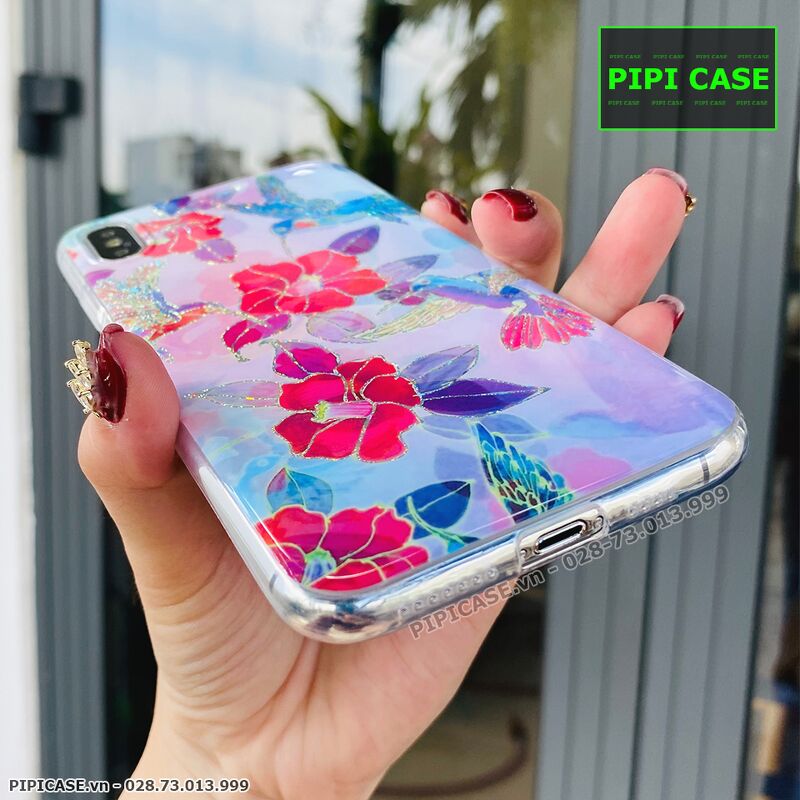 Ốp Lưng iPhone XS Max - Hoa Xuân - 7 Màu