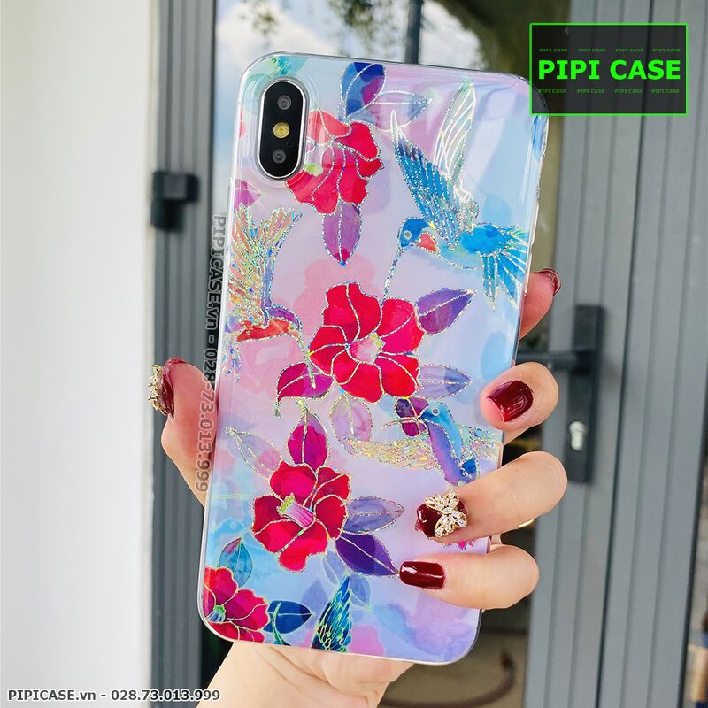 Ốp Lưng iPhone XS Max - Hoa Xuân - 7 Màu