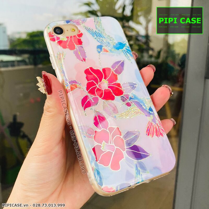 Ốp Lưng iPhone 7 / 8 - Hoa Xuân - 7 Màu