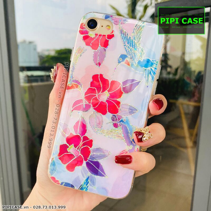 Ốp Lưng iPhone 7 / 8 - Hoa Xuân - 7 Màu