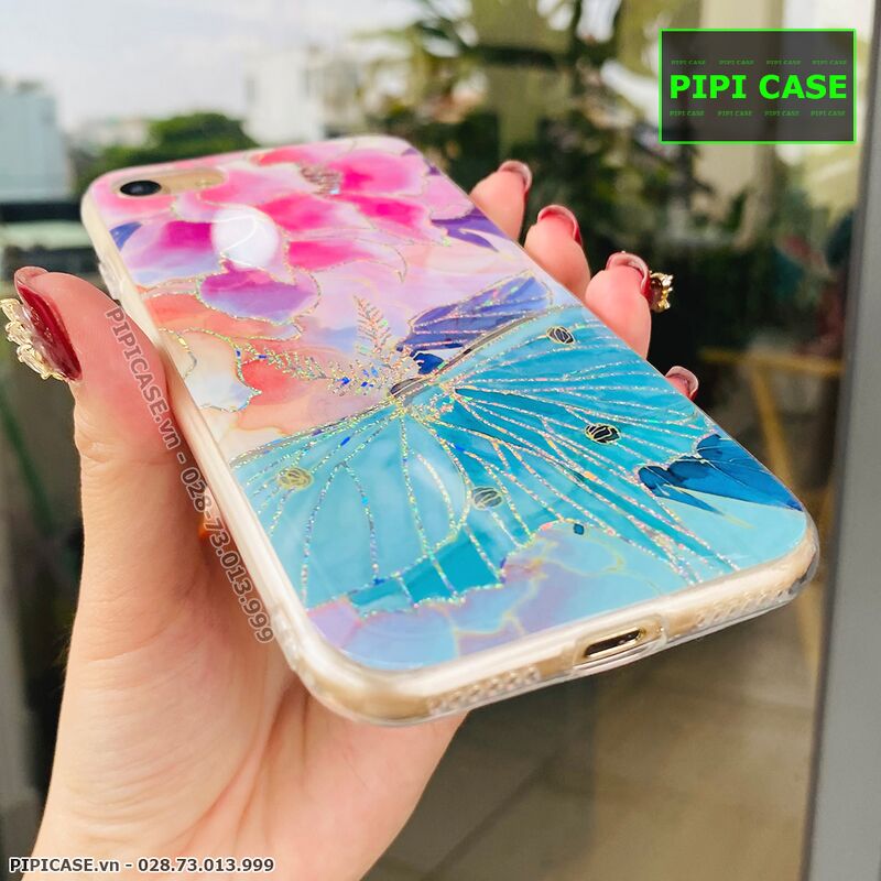 Ốp Lưng iPhone 7 / 8 - Hoa Xuân - Xanh