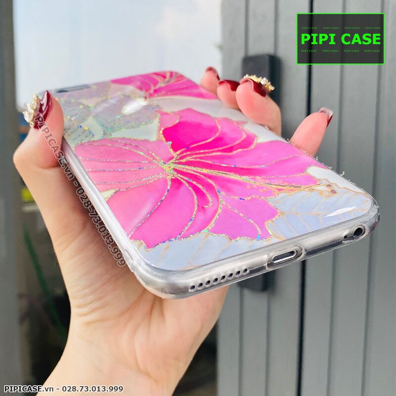 Ốp Lưng iPhone 6S - Hoa Xuân - Hồng