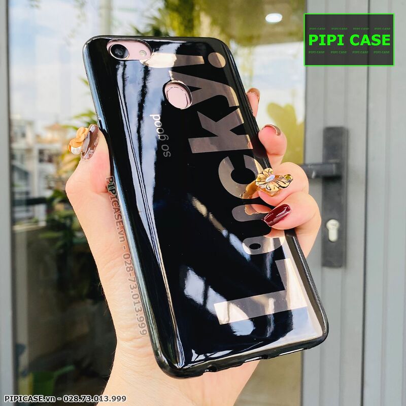 Ốp Lưng Oppo F5 - Lucky - Đen