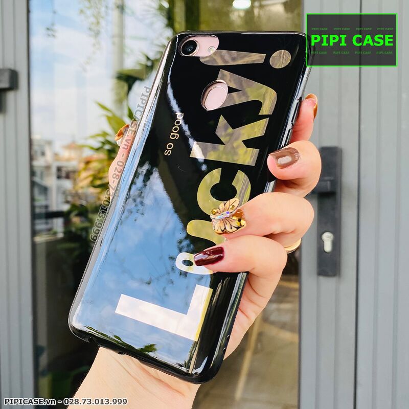 Ốp Lưng Oppo F5 - Lucky - Đen