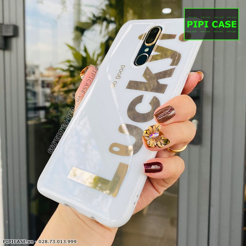 Ốp Lưng Oppo F11 - Lucky - Trắng