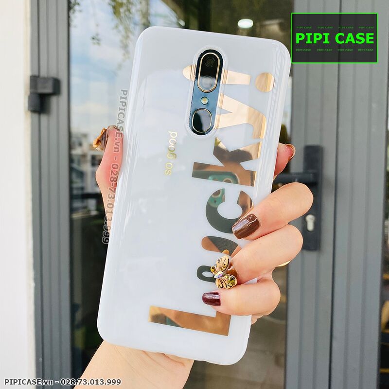 Ốp Lưng Oppo F11 - Lucky - Trắng