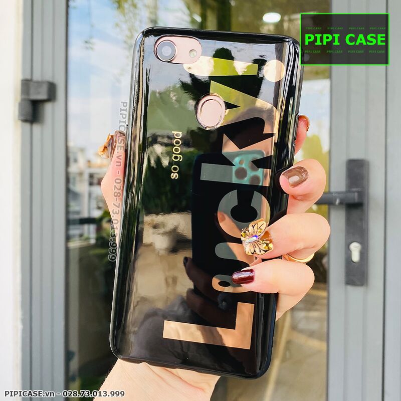 Ốp Lưng Oppo F5 - Lucky - Đen