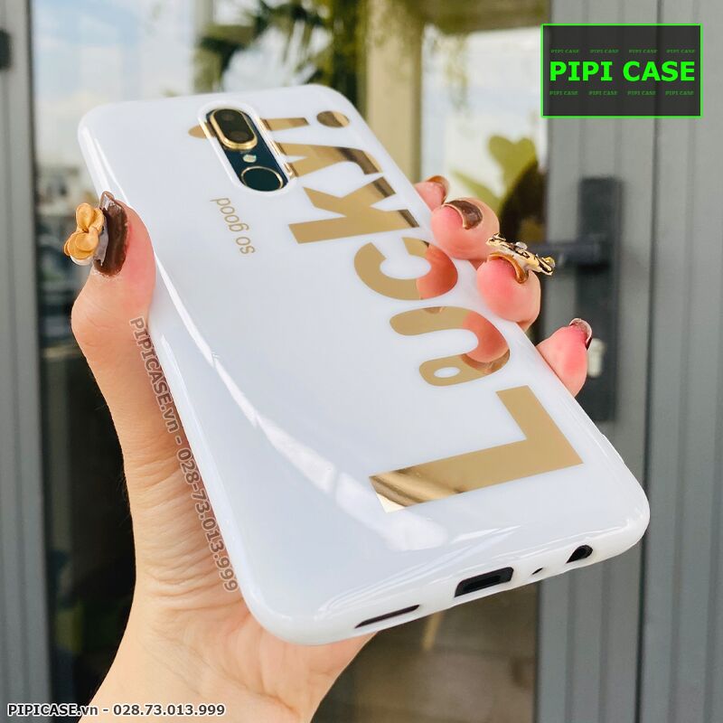 Ốp Lưng Oppo F11 - Lucky - Trắng