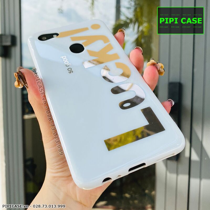 Ốp Lưng Oppo F7 - Lucky - Trắng
