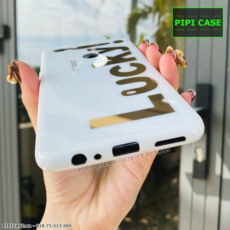 Ốp Lưng Oppo F7 - Lucky - Trắng