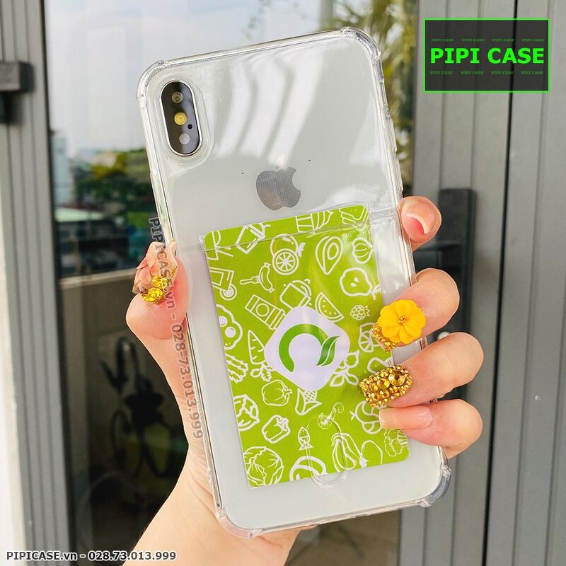 Ốp Lưng iPhone X / XS - Ốp Thẻ - Trắng