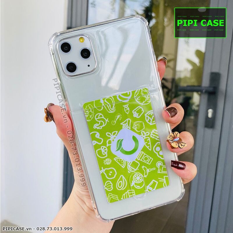 Ốp Lưng iPhone 11 Pro Max - Ốp Thẻ - Trắng